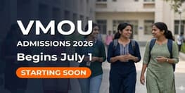 VMOU UG and PG Admissions 2026 to Begin from July 1 for July Session